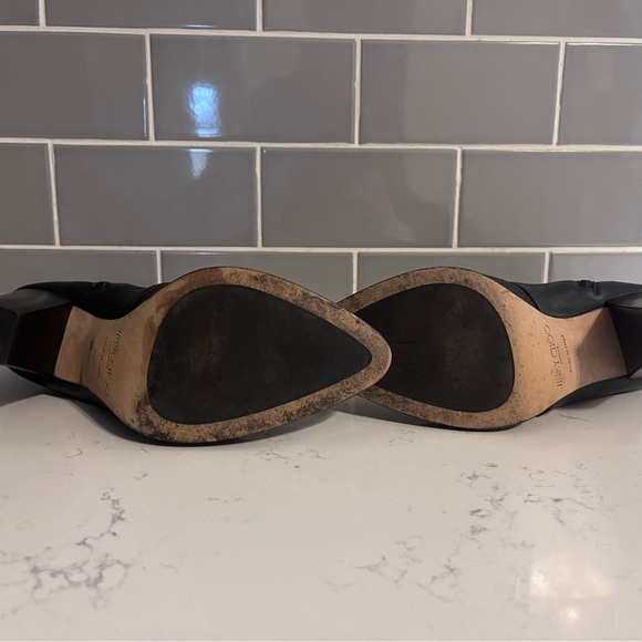 Jimmy Choo Black Leather Hutch Triple Buckle Ankle Boot size 38 IT/EU - Picture 7 of 8